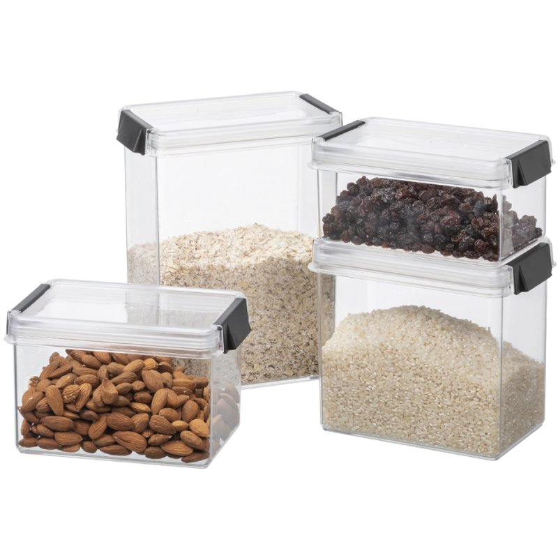 Droogvoercontainer Oslo, 1,7 liter, rechthoekig